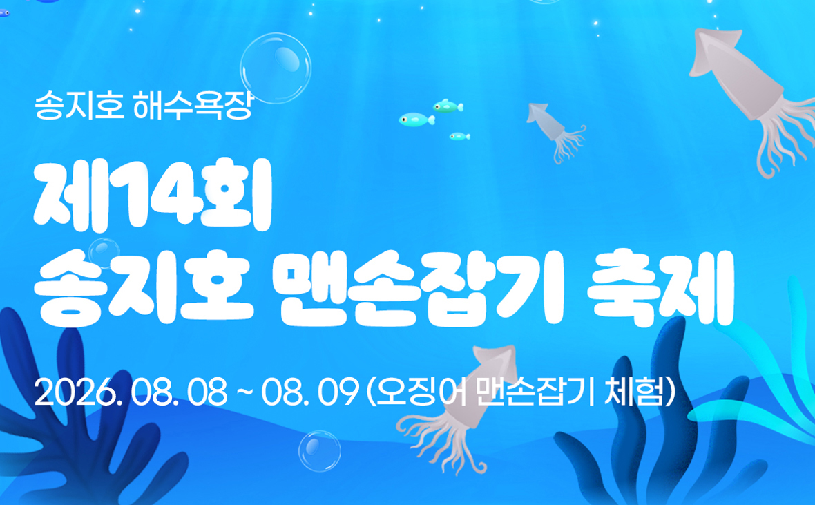 제14회 송지호 오징어 맨손잡기